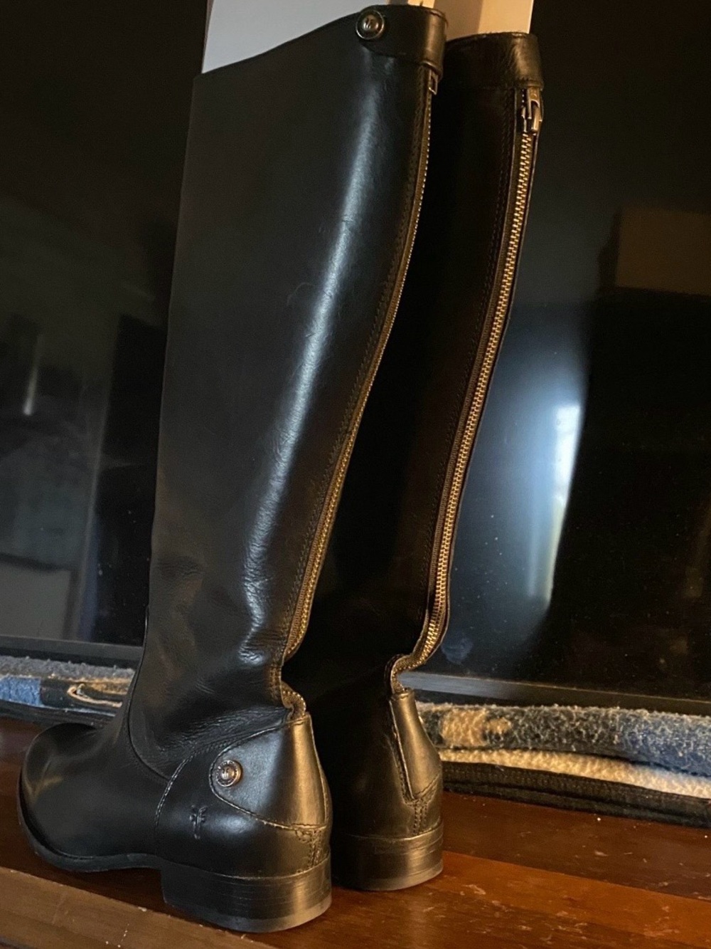 Frye Melissa Riding Leather Boots - Picture 6 of 11